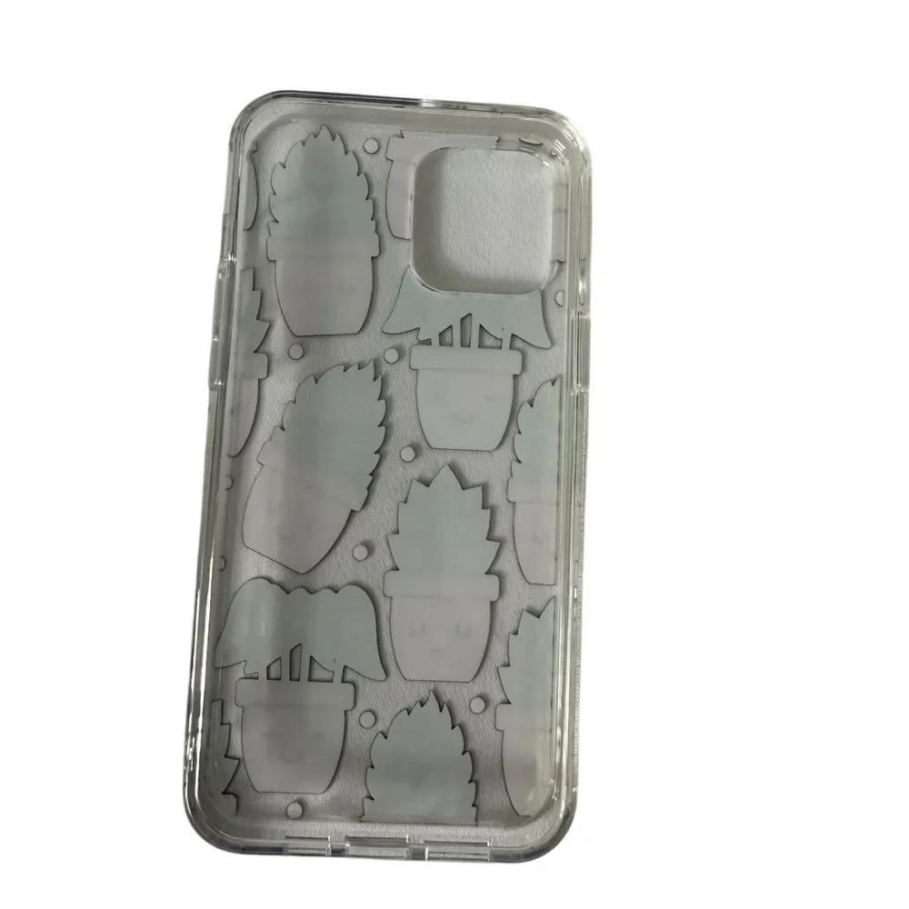 Luhouri Cute Succulent‎ Plant Phone Case Clear TPU Cover Kawaii Design iPhone 11